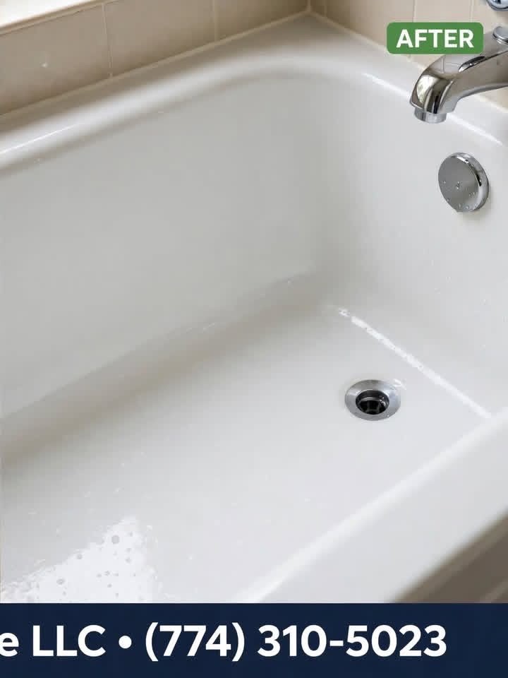 After: Bathtub — scrubbed & stain-free by MD Cleaning Services LLC