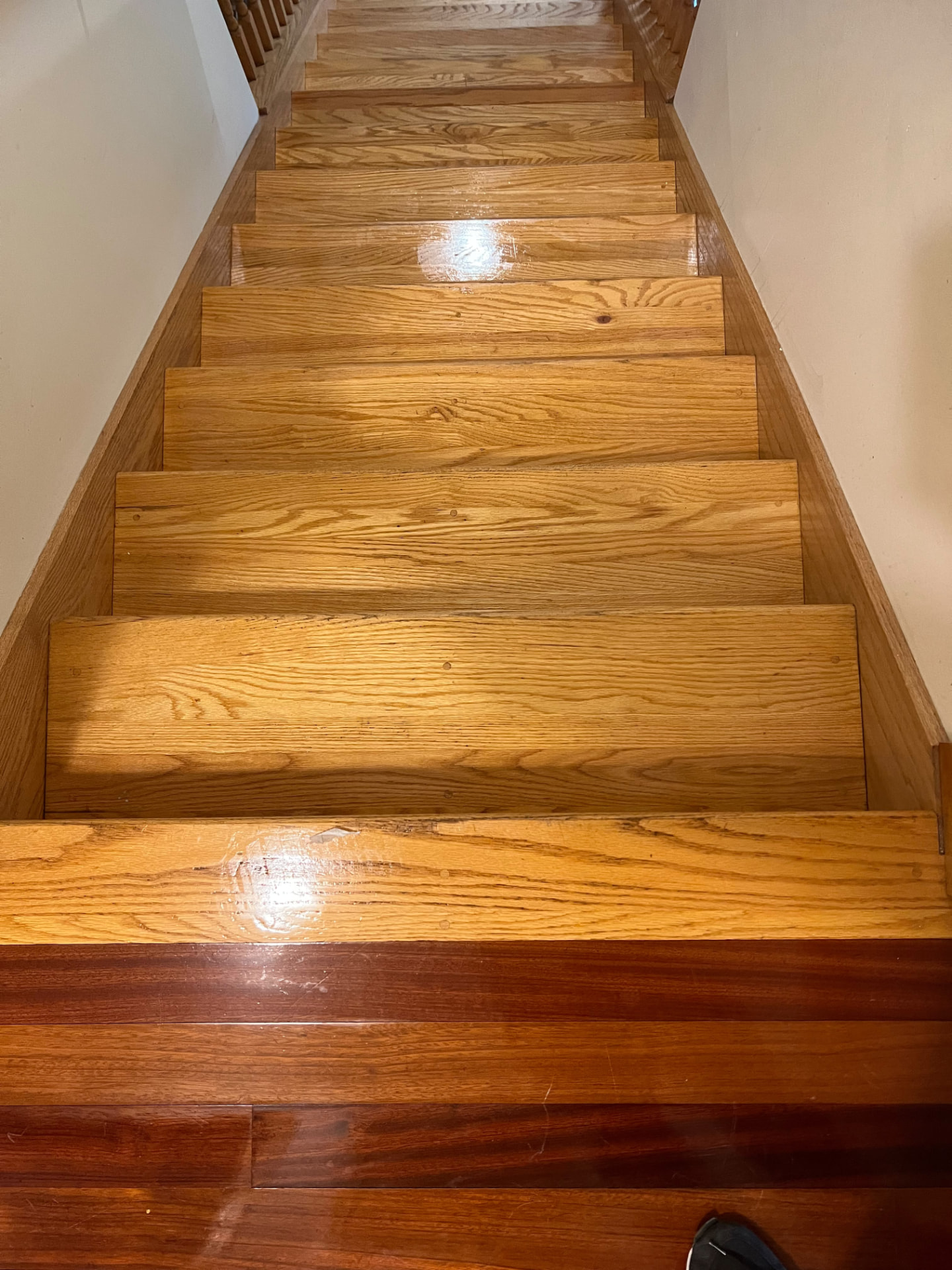 Staircase — polished steps, top to bottom by MD Cleaning Services LLC