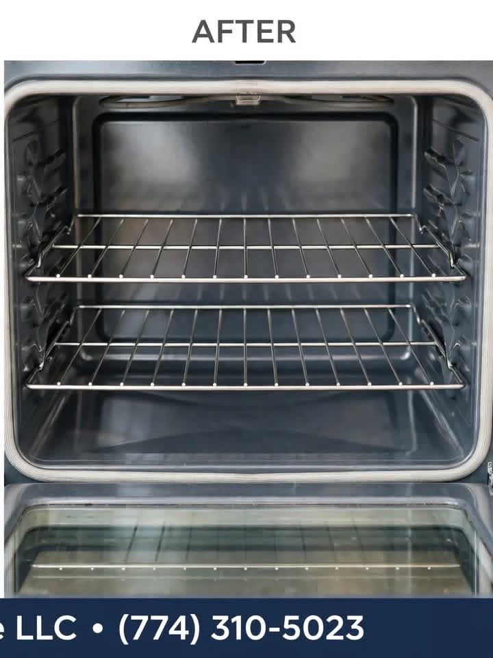After: Oven — degreased inside and out by MD Cleaning Services LLC