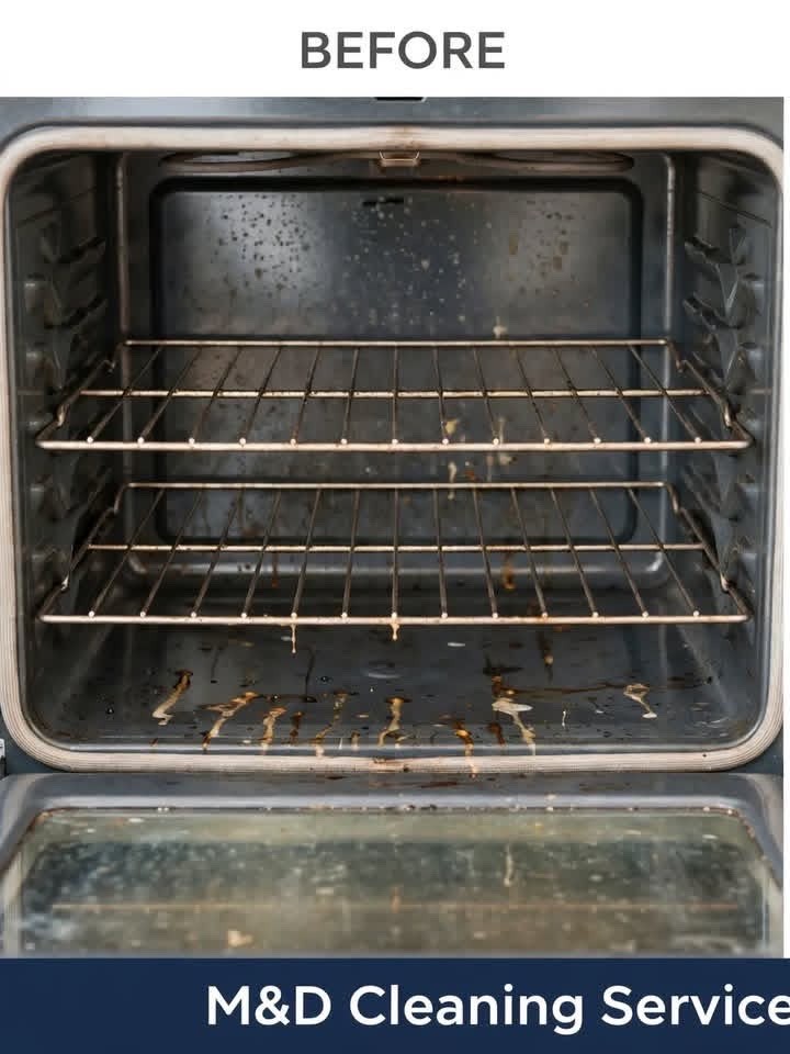 Before: Oven — degreased inside and out by MD Cleaning Services LLC